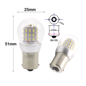 Lampadina <span class=keywords><strong>LED</strong></span> <span class=keywords><strong>P21W</strong></span> BA15S 3W 300 Lumen 6-12V 10-36V per Luci di Parcheggio Auto 1156 1157 BAY15D P21/5W - Product Image 4
