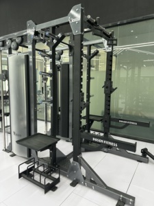Rack de Squat Semi-Cage Professionnel à Charge par Plaques pour Musculation et Entraînement Multifonctionnel – Équipement de Gymnastique - Product Image 2