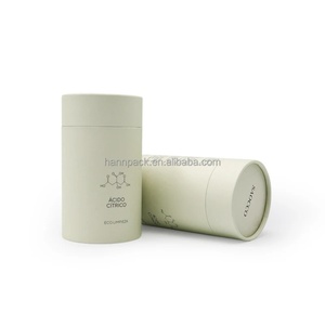 Emballage en tube tamisé personnalisé avec logo, en carton de qualité alimentaire, biodégradable et recyclable -1022 pour sucre, chips et chocolat - Product Image 1