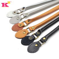 Offre Spéciale haute qualité 40cm haute qualité en cuir véritable poignée de sac bandoulière sangle pour bricolage accessoires de fabrication de sacs