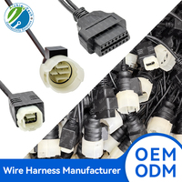 Arnés de cableado adaptador OBD2 con núcleo de cobre de 12V para kit de herramientas de diagnóstico, software SDS 8.40, compatible con motores fueraborda Suzuki