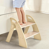 Tabouret de cuisine Montessori Offre Spéciale Tabouret en bois à 2 marches Tabouret pliant pour enfants