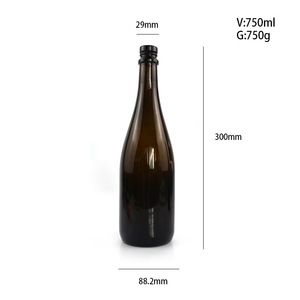<span class=keywords><strong>Bouteille</strong></span> de <span class=keywords><strong>vin</strong></span> <span class=keywords><strong>rouge</strong></span> en verre en gros, vente chaude, <span class=keywords><strong>bouteille</strong></span> de <span class=keywords><strong>vin</strong></span> vide de 750 ml, <span class=keywords><strong>bouteille</strong></span> en verre à gros ventre pour l'emballage de vins, spiritueux et alcools - Product Image 6