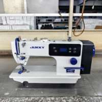 Machine à coudre industrielle à point droit haute vitesse JUKKY 9808, fournie par l'usine, pour la maison et les usines de confection