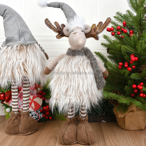 Figuras Decorativas Navideñas Hechas a Mano y Ecológicas al por Mayor: Muñeco de Nieve, Reno y Papá Noel para Fiestas - Product Image 2