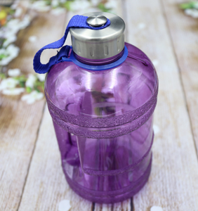 Bottiglia d'Acqua Grande da Mezzo Gallone, 3,7 <span class=keywords><strong>L</strong></span>, Borraccia Sportiva Antigoccia con Manico, Ampia Apertura <span class=keywords><strong>in</strong></span> Plastica PETG Senza BPA - Product Image 3