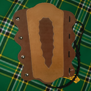 Suede Leather <b>Archery</b> Arm Guard Hand Protector Hunting Shooting Handmade <b>Archery</b> Leather Adjustable Arm Guard - Product Image 1