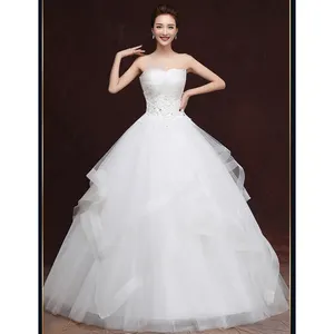 Hot bán phổ biến Sáng Tạo sang trọng sang trọng tự nhiên thoáng khí Bridal Wedding Ball Dresses