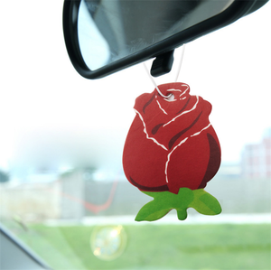 Promocional personalizado regalo flor colgante de papel ambientador de aire del coche - Product Image 1