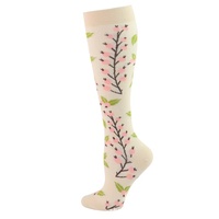 Chaussettes de compression sportives, chaussettes de sport longues élastiques unisexes, chaussettes de compression élastiques à forte pression