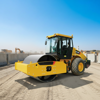 Nouveau Compacteur Vibratoire Monocylindre XS123 de 12 Tonnes pour le Compactage du Sol et de l'Asphalte