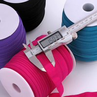 Fabricants en gros de bande élastique pour soutien-gorge, vente directe de bande élastique en nylon pliée, bande FOE