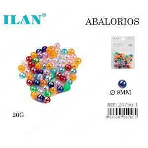 Perline Ilan 8mm Colori Assortiti 20g per Creazione di Gioielli - Product Image 1