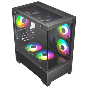 Vỏ máy tính chơi game mini kiểu mới bằng thép & kính cường lực, máy tính chơi game nhỏ gọn, gabinete micro <span class=keywords><strong>pc</strong></span>, vỏ máy tính ATX - Product Image 5