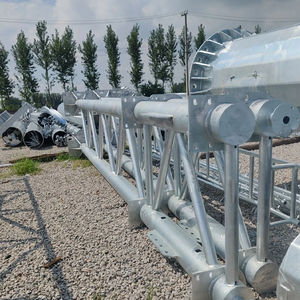 Tour de transmission en acier haute tension personnalisée avec surface galvanisée à chaud durable pour les projets de réseaux électriques - Product Image 5