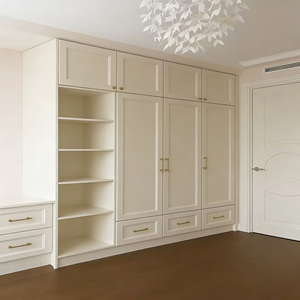 BALOM Armoire en bois sur mesure, nouveau design 2025, plusieurs styles, fournisseur de meubles de chambre à coucher, armoire - Product Image 5