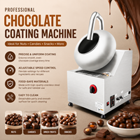 Machine de revêtement au chocolat électrique commerciale avec logo personnalisé, machine de revêtement au sucre pour cacahuètes