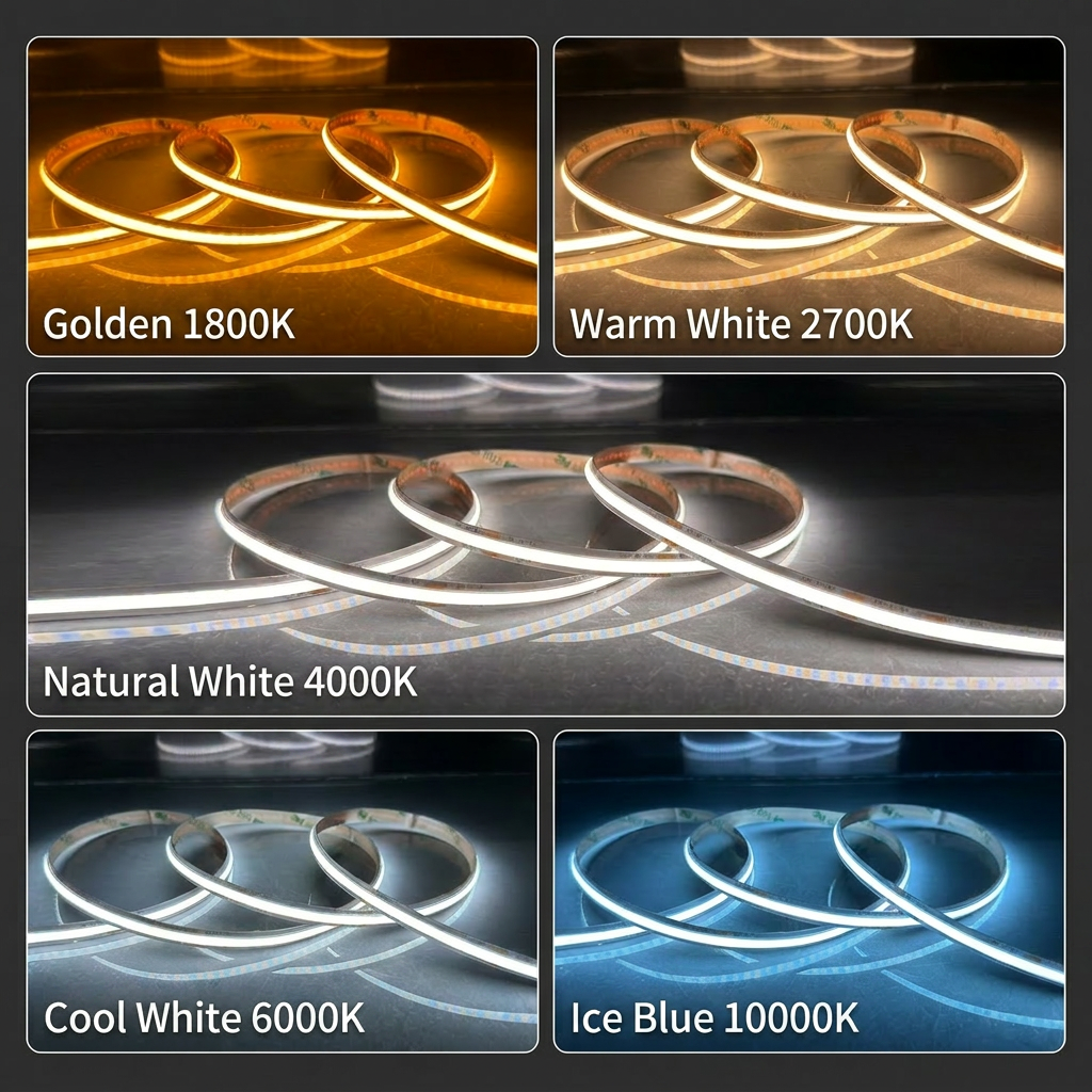 (Ice Blue to Golden Yellow) 5-Color Dimming