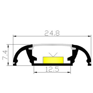 <span class=keywords><strong>2026</strong></span>年工業用アルミ押出成形スカート切断機 高品質プロファイル アルミニウム合金 LEDライト LEDディフューザーチャンネル - Product Image 6