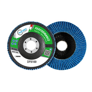 Disque à lamelles Fervi Performance 115 mm, abrasif sans fer pour ponçage du métal - Product Image 1