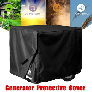 Black <b>Generator</b> Cover 66x51x51cm 81x61x61cm 97x76x76cm Oxford Cloth Waterproof Windproof Dustproof Protective Cover - Product Image 5