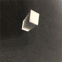 Bloc de verre saphir personnalisé avec revêtement LongPass 640nm, transmission de 94 %, bords chanfreinés de protection pour IPL