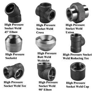 Coude à 90 degrés en acier au carbone forgé A105, prix usine, 3000 LB, raccord de tuyauterie DN15 à DN50 pour pipelines pétroliers, gaziers et vapeur - Product Image 3