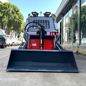 Pengiriman gratis 3.5 Ton Skid Steer Roller alat getar selip Steer dijual - Product Image 6