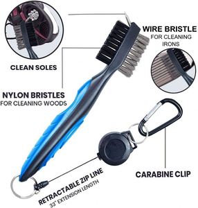 Ensemble de serviettes de golf en microfibre personnalisées à motif gaufré, séchage rapide avec brosse, 40x60cm - Product Image 3