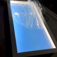 Lampe LED encastrée à lumière artificielle intérieure haute IRC, effet ciel bleu, faux puits de lumière, panneau de plafond virtuel