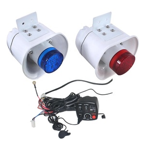 Haut-parleur de véhicule 80W lumières d'urgence et sirène d'alarme sirène 24v 12v pour <span class=keywords><strong>moto</strong></span> de patrouille intégré avec haut-parleur de sirène - Product Image 5