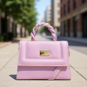 Bolso Bandolera Refinado Fana Nicole en Color Lila para Dama, Estilo de Moda con Correa Única y Cierre de Cremallera Impermeable, Letra Transparente, para Verano e Invierno - Product Image 2