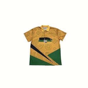 Camiseta Polo cómoda de Sudáfrica Camiseta Polo en blanco unisex de campaña de cuello redondo de ajuste regular personalizada - Product Image 1