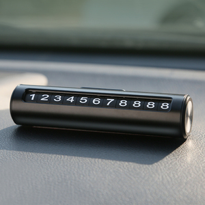 Tarjeta de Estacionamiento Temporal de Aluminio Micora con Número de Teléfono, Placa de Matrícula, Número de Parada para Amigos o Familiares, Accesorios para Auto - Product Image 3