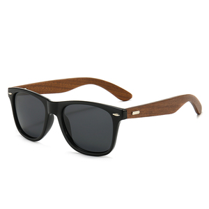 Hot Selling Women Men Wooden Glasses Mirrored Polarized Custom logo <b>Sunglass</b> - Product Image 6
