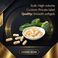Capsules d'acide alpha-lipoïque en vrac disponibles. Convient aux commandes de marques privées et aux commandes de formules personnalisées.
