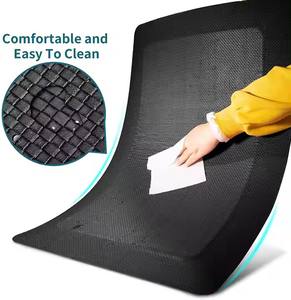 Tapetes de Cocina Antimicrobianos Aptos para Mascotas, Características Antimicrobianas, Comodidad, Anti-Fatiga, Modernos, de Espuma de PVC Antideslizante - Product Image 4