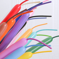 Kit de 260 ballons pour modelage, fournitures de modelage minces pour enfants, décorations de fête d'anniversaire, 100 ballons longs en latex