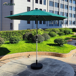 <span class=keywords><strong>Sombrilla</strong></span> de Jardín Doble Verde con Techo Ventilado y Poste de Aluminio para Grandes Espacios de Ocio en Parques - Product Image 5