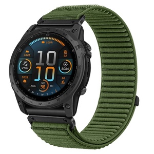 Compatible con relojes <span class=keywords><strong>Garmin</strong></span> Fenix 8/7X; <span class=keywords><strong>Correa</strong></span> de nailon para exteriores <span class=keywords><strong>Garmin</strong></span> <span class=keywords><strong>Tactix</strong></span> 7 con un patrón resistente y todoterreno. - Product Image 6