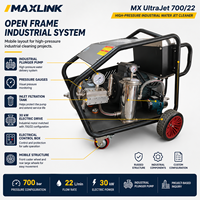 Machine à jet d'eau industrielle OEM chinoise 700 bars 22 L/min 30 kW avec configurations personnalisées de 600 à 1100 bars