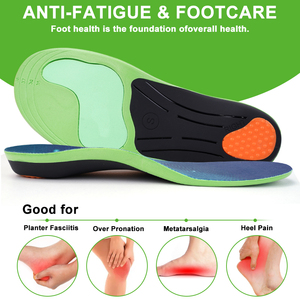 Bán buôn dụng cụ chỉnh hình chân phẳng chỉnh vòm hỗ trợ unisex thể thao hấp thụ sốc thoáng khí chỉnh hình lót - Product Image 3