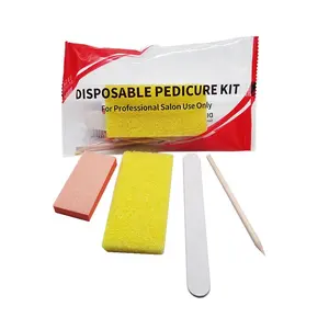 Professional Pedicure Tools Fast Shipping Pedicure Kit Professional Nail Salon Tools Disposable Pumice Kit For Nail