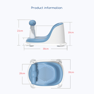 Tina <span class=keywords><strong>de</strong></span> baño portátil Babi <span class=keywords><strong>para</strong></span> niños recién nacidos <span class=keywords><strong>de</strong></span> <span class=keywords><strong>6</strong></span> <span class=keywords><strong>meses</strong></span> antideslizante azul rosa con parte inferior antideslizante <span class=keywords><strong>para</strong></span> bebé <span class=keywords><strong>de</strong></span> 2-3" - Product Image 3