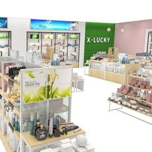 Magasin Shalves Rose Boîte De Maquillage Pour La Chambre De Mur D'eco Carton Affichage Pudaier Support Cosmétique Étagère de Magasin De Fournitures De Beauté - Product Image 1