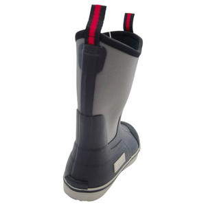 Chaussures de pont en caoutchouc noires imperméables pour hommes pour la pêche bottes de travail de chasse pour le <span class=keywords><strong>camping</strong></span> - Product Image 5