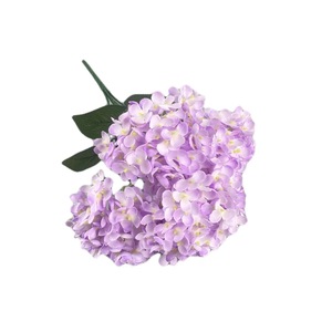 Artificial Hydrangea <b>Flowers</b> <b>Single</b> Branch Silk High Simulation Wedding Home Decor Reusable - Product Image 5
