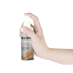 Suministro de fábrica Limpieza en aerosol para el cuidado del calzado en color natural Nubuck Suede Leather Liquid Shoe Polish Quitamanchas - Product Image 6