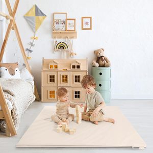 Tapis de jeu pour bébé épaissi de 4 cm, antibactérien, en PU, pliable, pour la maison, 0-24 mois, unisexe - Product Image 4