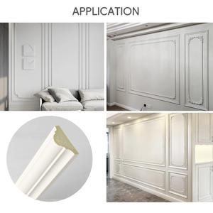 Fabbrica all'ingrosso impermeabile parete interna di stampaggio deocrative pannello pu stampaggio PU sedia ferroviario per la casa - Product Image 4